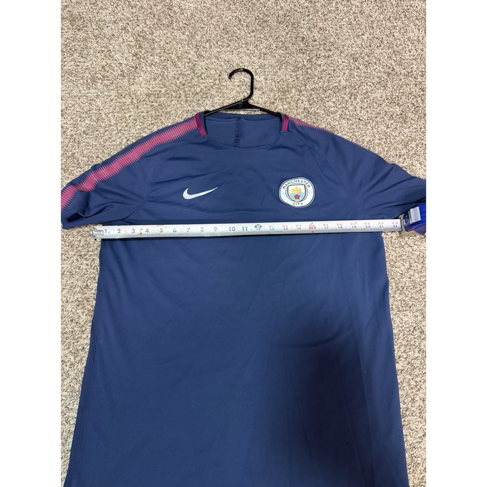 MENS NIKE FC MANCHESTER CITY 2017/2018 FOOTBALL SOCCER SHIRT JERSEY SIZE XL - Picture 7 of 8